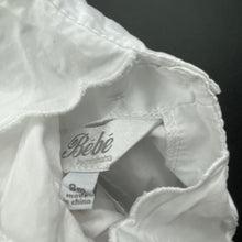 Load image into Gallery viewer, Girls Bebe by Minihaha, embroidered cotton summer dress, GUC, size 0, L: 41cm