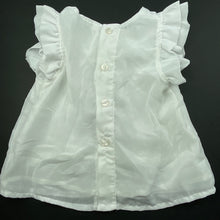 Load image into Gallery viewer, Girls Baby Baby, cotton lined lightweight top, hearts, FUC, size 0,