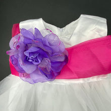 Load image into Gallery viewer, Girls Blue Sky, formal / party / flower girl dress, GUC, size 00, L: 44cm