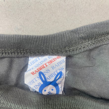 Load image into Gallery viewer, Boys Rabbit Skins, dark khaki cotton bodysuit / romper, EUC, size 6 months,