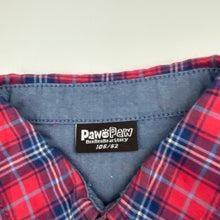 Load image into Gallery viewer, Boys Paw in Paw, checked cotton long sleeve shirt, armpit to armpit: 31cm, EUC, size 4,