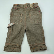 Load image into Gallery viewer, Boys Disney, Mickey Mouse cotton casual cropped pants, elasticated, Inside leg: 17.5cm, GUC, size 12 months,