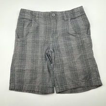 Load image into Gallery viewer, Boys Urban Supply, checked cotton shorts, adjustable, FUC, size 7,