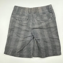 Load image into Gallery viewer, Boys Urban Supply, checked cotton shorts, adjustable, FUC, size 7,