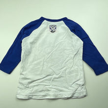 Load image into Gallery viewer, Boys NRL Official, Canterbury Bulldogs cotton long sleeve top, FUC, size 0,