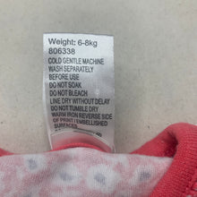 Load image into Gallery viewer, Girls Baby Berry, floral cotton romper, FUC, size 00,