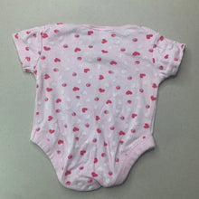 Load image into Gallery viewer, Girls Baby Baby, pink cotton bodysuit / romper, FUC, size 00,