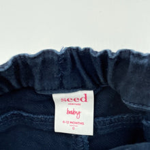 Load image into Gallery viewer, Boys Seed, navy stretch denim pants, elasticated, wash fade, FUC, size 0,