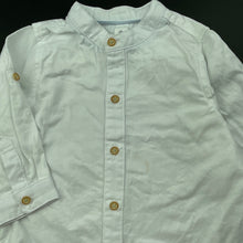 Load image into Gallery viewer, Boys Dymples, cotton long sleeve shirt, mark on front, FUC, size 0,