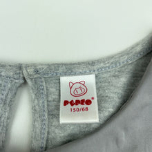 Load image into Gallery viewer, Girls PEPCO, grey marle long sleeve peplum top, FUC, size 12,