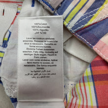 Load image into Gallery viewer, Boys Charlie & Me, checked cotton cargo shorts, adjustable, GUC, size 0,