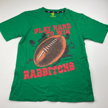 Load image into Gallery viewer, Boys NRL Supporter, Souths Rabbitohs cotton t-shirt / top, EUC, size 10,