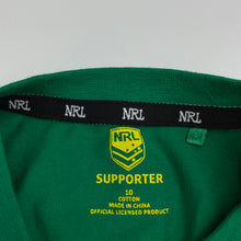 Load image into Gallery viewer, Boys NRL Supporter, Souths Rabbitohs cotton t-shirt / top, EUC, size 10,