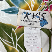 Load image into Gallery viewer, Girls KY'S, Authentic Hawaiian cotton summer dress, GUC, size 8, L: 68cm