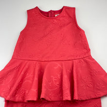 Load image into Gallery viewer, Girls Phelfish, floral peplum party dress, armpit to armpit: 32cm, FUC, size 7-8, L: 60cm