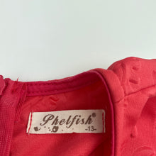 Load image into Gallery viewer, Girls Phelfish, floral peplum party dress, armpit to armpit: 32cm, FUC, size 7-8, L: 60cm