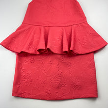 Load image into Gallery viewer, Girls Phelfish, floral peplum party dress, armpit to armpit: 32cm, FUC, size 7-8, L: 60cm