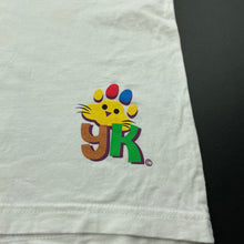 Load image into Gallery viewer, unisex yellowkat, white cotton t-shirt / top, FUC, size 4,