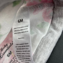 Load image into Gallery viewer, Girls Baby Essentials, lightweight floral hat / beanie, EUC, size 6 months,