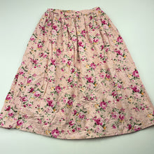 Load image into Gallery viewer, Girls Affordable Style Sensations, floral cotton maxi skirt, elasticated, L: 50cm, FUC, size 3-4,