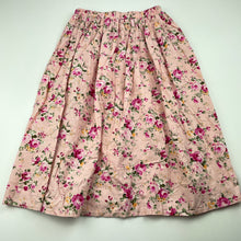 Load image into Gallery viewer, Girls Affordable Style Sensations, floral cotton maxi skirt, elasticated, L: 50cm, FUC, size 3-4,