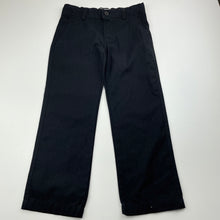 Load image into Gallery viewer, Boys Milkshake, black chino/dress pants, adjustable, Inside leg: 45cm, EUC, size 4,