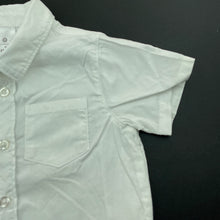 Load image into Gallery viewer, Boys Target, white cotton short sleeve shirt, FUC, size 0,