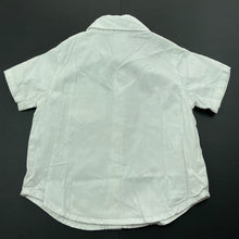 Load image into Gallery viewer, Boys Target, white cotton short sleeve shirt, FUC, size 0,