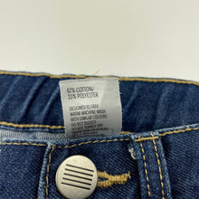 Load image into Gallery viewer, Boys Clothing & Co, blue denim jeans, adjustable, Inside leg: 53.5cm, GUC, size 7,