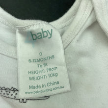 Load image into Gallery viewer, Boys 4 Baby, cotton bodysuit / romper, crocodile, FUC, size 0,