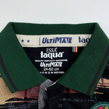 Load image into Gallery viewer, Boys ESSA taqua, lightweight polo shirt top, armpit to armpit: 33cm, EUC, size 4-5,