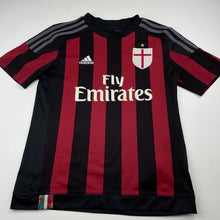 Load image into Gallery viewer, Boys Adidas, Climacool AC Milan sports / activewear top, GUC, size 11-12,