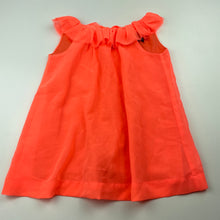 Load image into Gallery viewer, Girls Bardot Junior, cotton lined lightweight party dress, FUC, size 0, L: 40cm