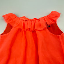 Load image into Gallery viewer, Girls Bardot Junior, cotton lined lightweight party dress, FUC, size 0, L: 40cm