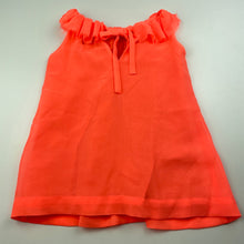 Load image into Gallery viewer, Girls Bardot Junior, cotton lined lightweight party dress, FUC, size 0, L: 40cm