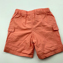 Load image into Gallery viewer, Boys Kids & Co, lightweight cotton cargo shorts, elasticated, EUC, size 0,