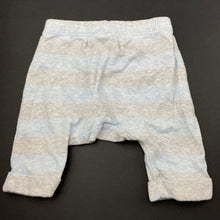 Load image into Gallery viewer, Boys Fox & Finch, blue & grey cotton bottoms, elasticated, GUC, size 6 months,