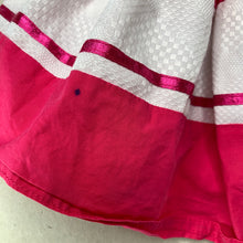 Load image into Gallery viewer, Girls Billie, pink & white party dress, no size, armpit to armpit: 22.5cm, FUC, size 00-0, L: 37cm