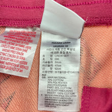 Load image into Gallery viewer, Girls Adidas, pink animal print track pants, elasticated, Inside leg: 30.5cm, FUC, size 2,