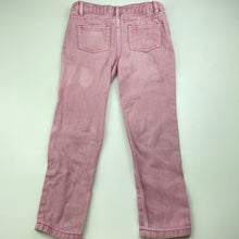 Load image into Gallery viewer, Girls Cotton On, distressed denim jeans, adjustable, Inside leg: 41cm, FUC, size 4,