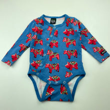 Load image into Gallery viewer, unisex VILLER VALLA, organic cotton blend bodysuit / romper, GUC, size 0,