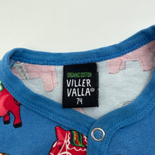 Load image into Gallery viewer, unisex VILLER VALLA, organic cotton blend bodysuit / romper, GUC, size 0,