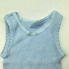 Load image into Gallery viewer, unisex 4 Baby, ribbed cotton singlet top, FUC, size 000,