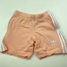 Load image into Gallery viewer, Girls Adidas, cotton shorts, elasticated, marks on back, FUC, size 1,