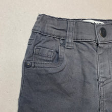 Load image into Gallery viewer, Boys Breakers, grey stretch cotton shorts, adjustable, FUC, size 0,