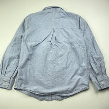 Load image into Gallery viewer, Boys Pumpkin Patch, blue cotton long sleeve shirt, FUC, size 7,