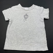 Load image into Gallery viewer, Boys Target, grey marle t-shirt / top, lion, FUC, size 0,