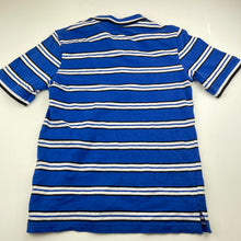 Load image into Gallery viewer, Boys NRL Supporter, Canterbury Bulldogs cotton polo shirt top, EUC, size 10,