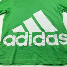Load image into Gallery viewer, Boys Adidas, green cotton t-shirt / top, FUC, size 11-12,