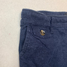 Load image into Gallery viewer, Boys Bardot Junior, navy linen blend shorts, adjustable, FUC, size 0,